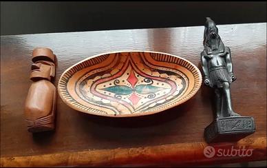 Lotto oggetti etnici decorativi – stile africano