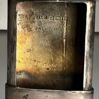 Portafiammiferi Antico Argento Sterling Birmingham