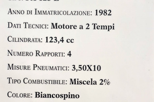 Vespa PX 125 E ANNO 82