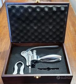 Cofanetto per vino con cavatappi e accessori