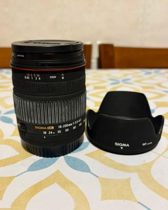 Sigma 18-200 3.5-6.3 DC x Canon