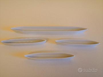 Servizio di 4 porta olive a barchetta da tavola