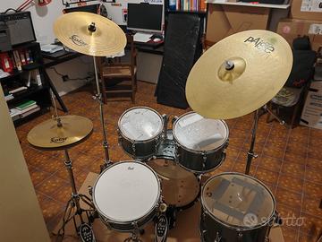 Set piatti Paiste e Sabian hi-hat, crash e ride