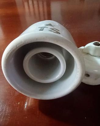 Isolatore e interruttore in ceramica vintage