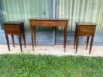 coppia comodini e console