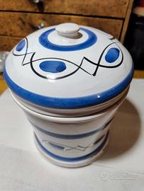 Biscottiera CALECA Carousei in Ceramica Anni 80/90