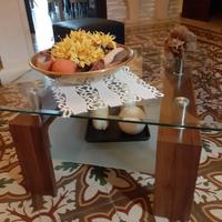 Tavolino soggiorno in vetro temperato