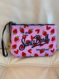 pochette MC2 Saint Barth con cuoricini e fragole 