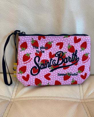 pochette MC2 Saint Barth con cuoricini e fragole 