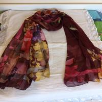 Pollini foulard sciarpa in pura seta