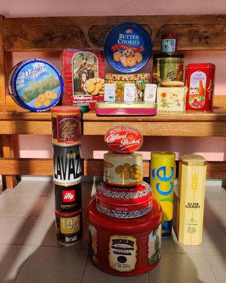 Scatole Metallo pubblicitarie varie epoche