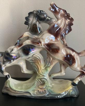 Statua vintage cavalli