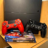 Ps4 2 controller 2 giochi originale funzionante