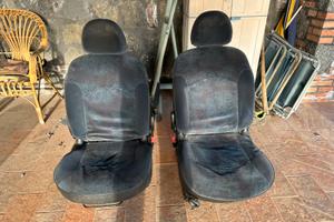 Sedili anteriori in camoscio Peugeot 206 originali