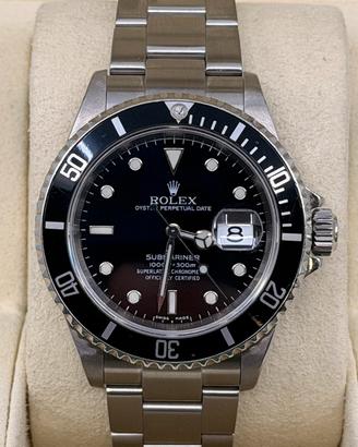 Rolex submariner 16610 no fori 2006 full set