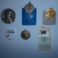 MEDAGLIE E SPILLE VINTAGE LOTTO.