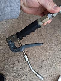 Pompa per grasso con secchio 