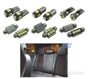 KIT 13 LAMPADE LED INTERNE PER SEAT LEON MK1 1 M 1