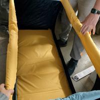 LETTINO CAMPEGGIO HAUCK+MATERASSINO e BORSA