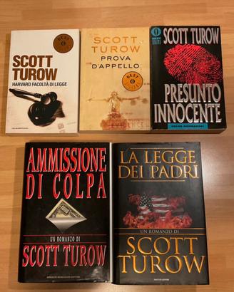 Set libri legal thriller di Scott Turow a 5€