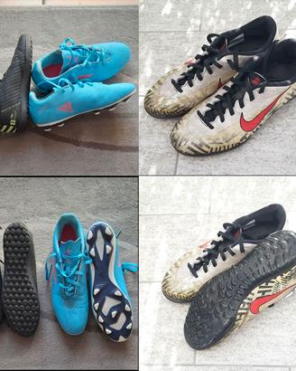 Scarpe bambino calcio calcetto marca Adidas Nike