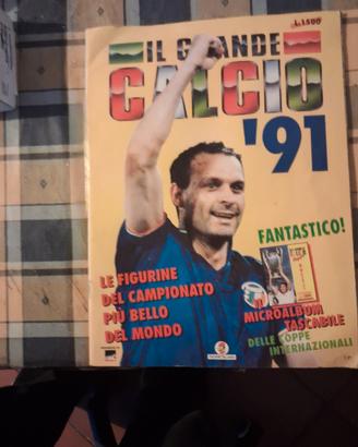 album figurine il grande calcio 91 vallardi