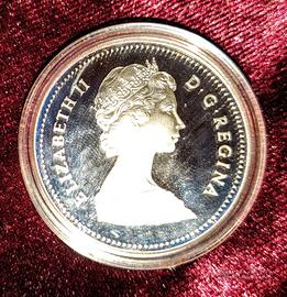 DOLLARO ARGENTO CANADESE 1981 PROOF FDC