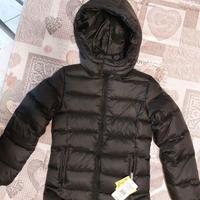 Piumino nero  bambina  8 anni cm 130