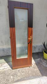 Porte interno in mogano vetro