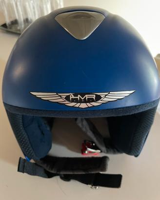 Casco sci blu