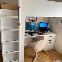 Letto soppalco ikea smastad smontato