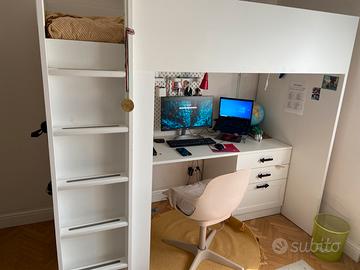 Letto soppalco ikea smastad smontato
