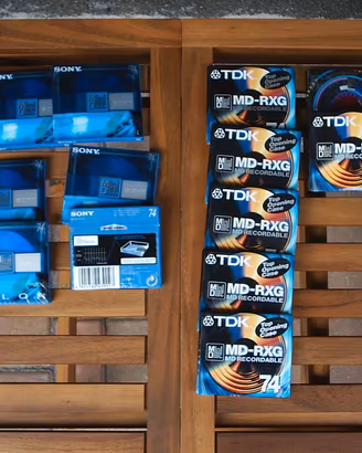 MINIDISC NUOVI E USATI ben 39 pezzi