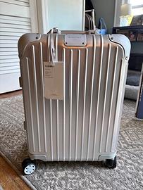 Rimowa Original Cabin, argento, con accessori