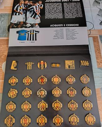 Collezione spille Juventus 2007/2008