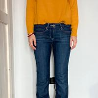 Jeans donna GAP 1969 Real Straight blu scuro