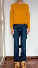 Jeans donna GAP 1969 Real Straight blu scuro