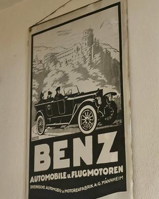 Insegna mercedes benz vintage