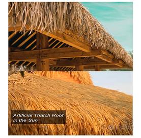 Rotolo Di Tegole Di Paglia Di Palma Sintetica