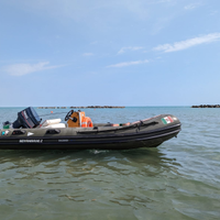 Gommone 4,30metri 25cv e carrello inox motorizzato