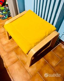 Poltrona  + pouf poggia piedi Pong Ikea