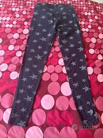 leggins blu