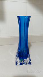 Vaso in Cristallo blù nuovo 