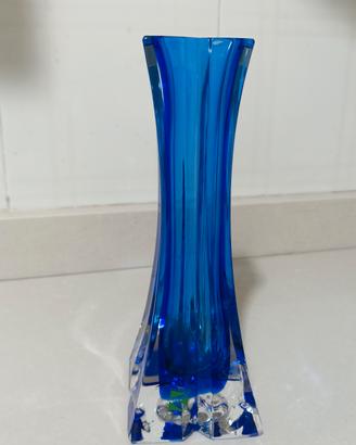 Vaso in Cristallo blù nuovo 