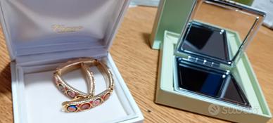 Braccialetto vintage e specchietto tascabile