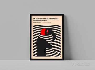 Poster a4 con cornice inclusa