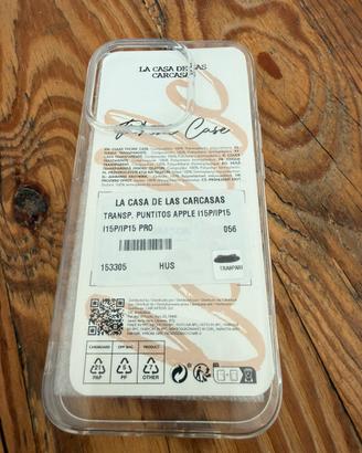 Cover per Apple 15 PRO trasparente  nuova