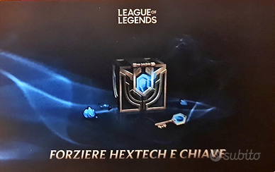 Leaugue of  Legends 6 forzieri hextech e chiave