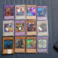 Lotto carte yugioh synchro fusione Secret gold