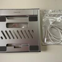 Laptop Stand 360° con Dock 6-in-1 Cabletime